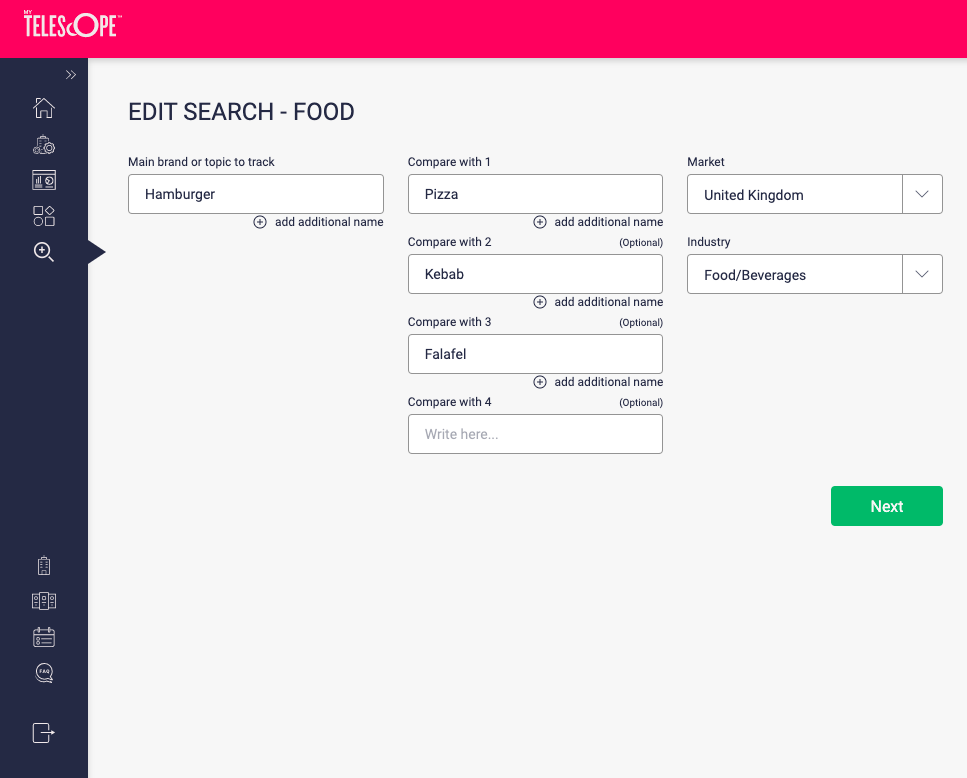 screenshot of My Telescope